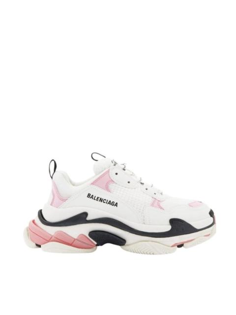 BALENCIAGA Triple S leather and Mesh Sneakers