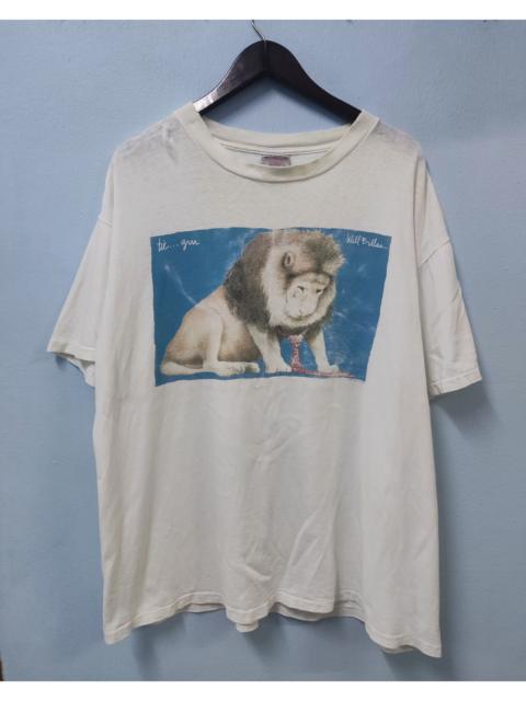 Other Designers Vintage 90's Will Bullas Lion Art T-shirt