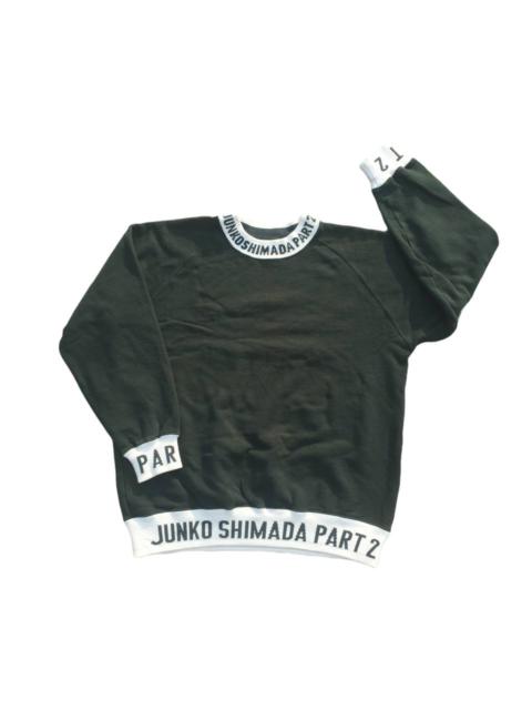 Other Designers Designer - Vintage Junko Shimada Pt 2 ribbed spellout sweatshirt