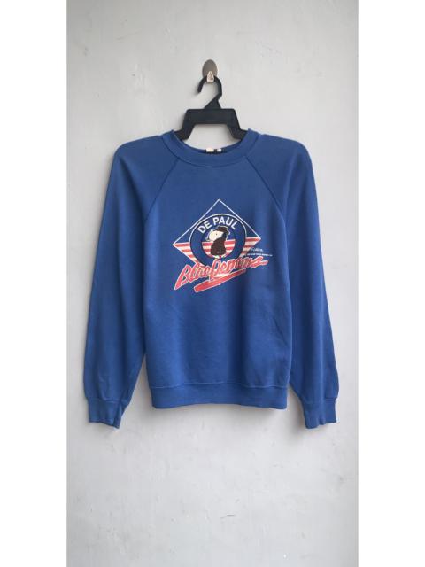 Other Designers Vintage - Vintage De Paul Blue Demons Sweatshirt