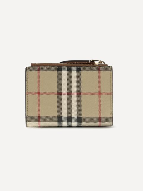 Burberry Check printed canvas Wallet