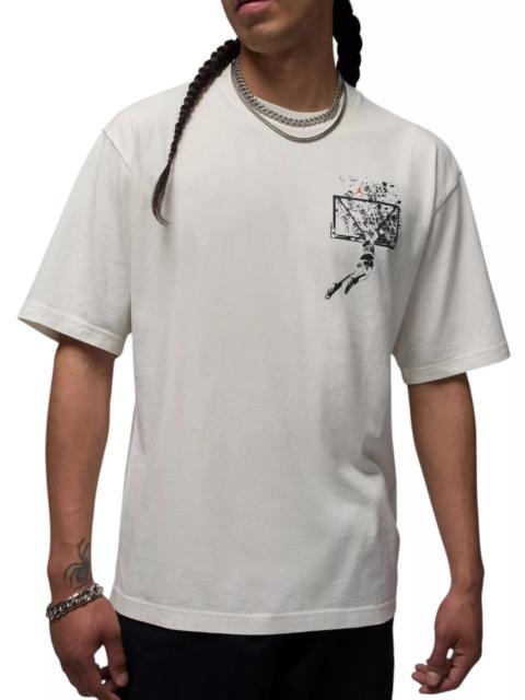 Jordan Jordan Men's Brooklyn Shattered Backboard Oversized Graphic T-Shirt