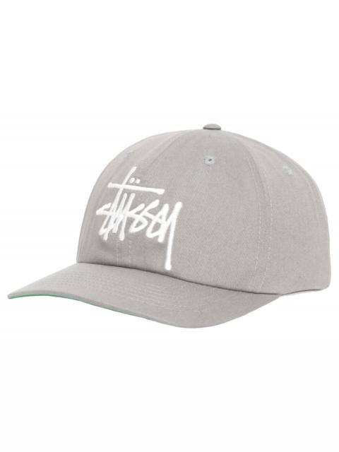 Stüssy Stussy Low Profile Big Basic Snapback Steel Grey