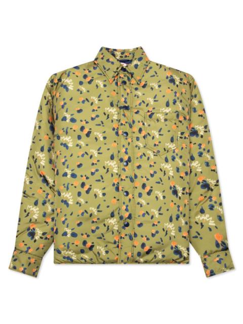 Marni DRIPPING JACKET - LEAF GREEN