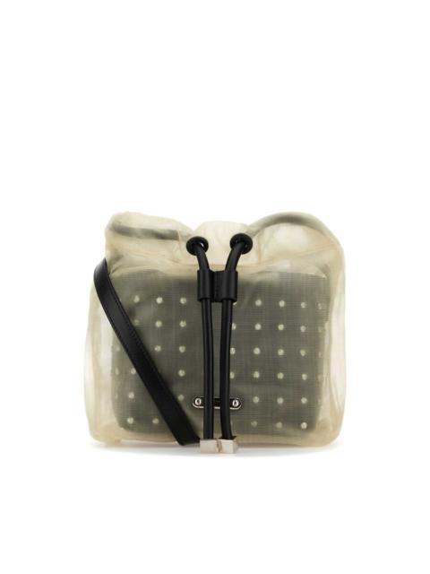 Alexander McQueen Alexander McQueen Two-tone Leather And Tulle Nebula Crossbody Bag