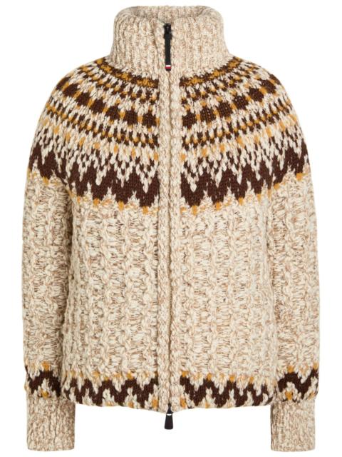 Moncler Moncler Fair Isle Wool-blend Jumper