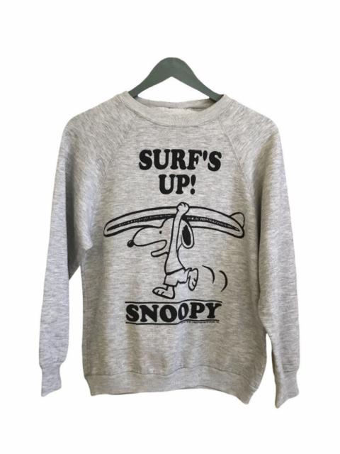 Other Designers Vintage Snoopy Peanuts Surf’s Up! Sweatshirt