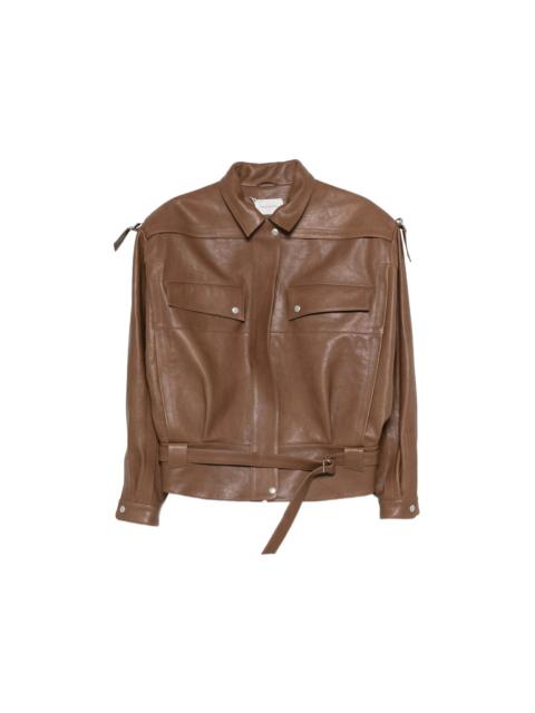 MAGDA BUTRYM Magda Butrym Brown Jackets - Leather Jackets Women