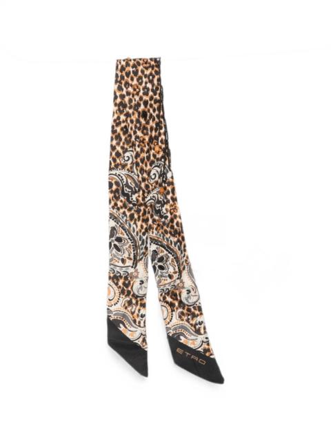 Etro Etro Women Printed Silk Foulard