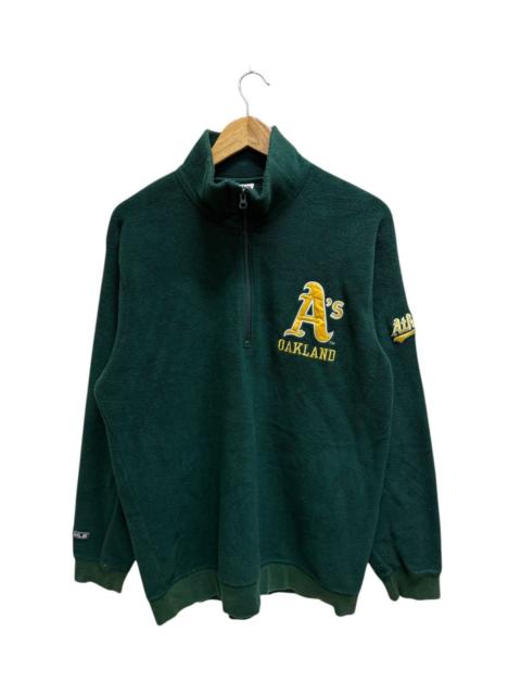 Other Designers Oakland Athletic MLB Uniqlo Fleece Halfzipper Sweatshirt