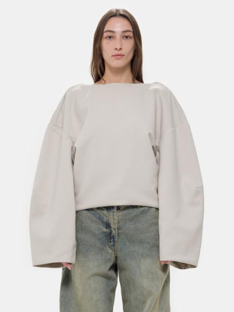 entire studios Boat Neck Jumper in Off White