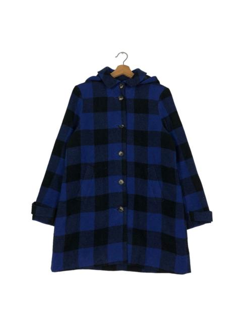 BEAMS PLUS 🔥VINTAGE WOOL BIKER JACKET BEAMS HEART TARTAN DESIGN