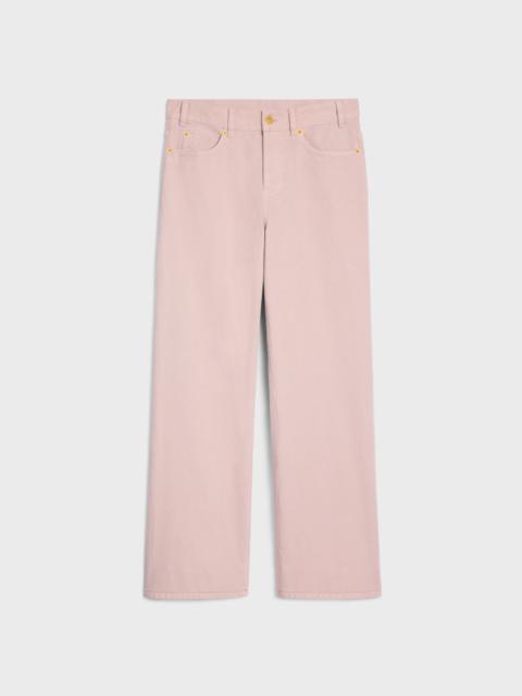 CELINE jolene jeans in rosewater stone wash denim