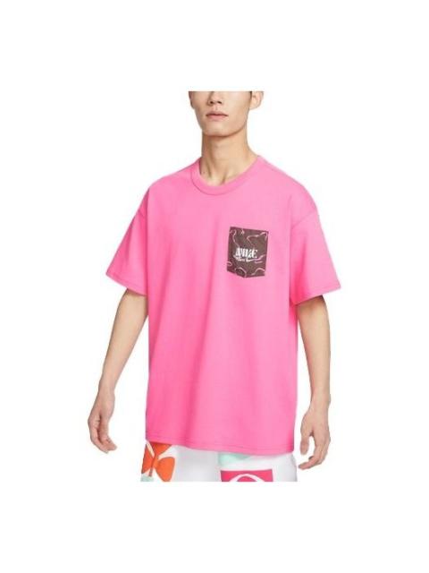 Nike Nike Just Do It Chest Pocket T-Shirt 'Pink' FJ7681-684