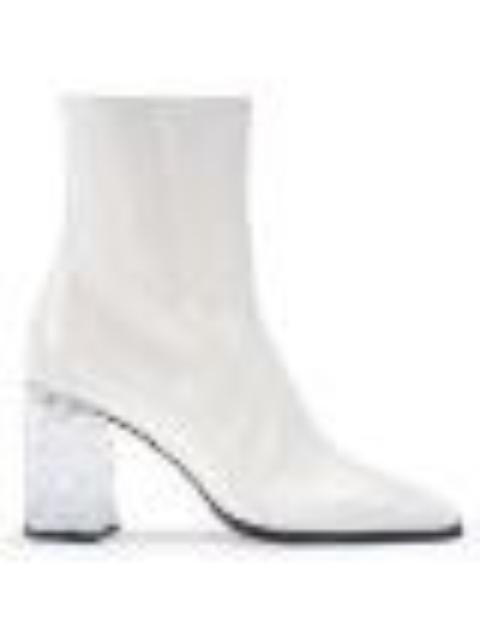 JIMMY CHOO Jimmy Choo Bryelle 85 Leather Ankle Boots, Brand Size 36 ( US Size 6 )