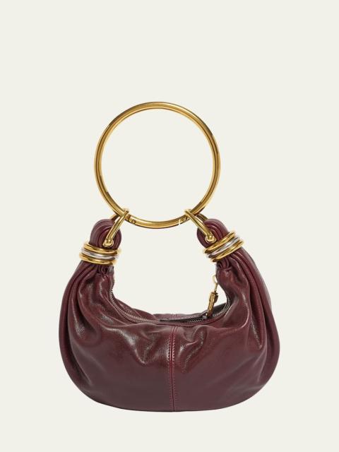 Chloé Brarcelet Mini Top-Handle Bag in Grained Leather