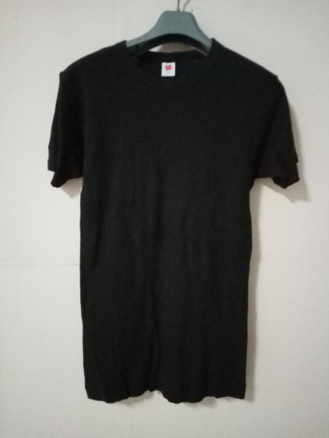 Other Designers Vintage Hanes Plain Tee Black Longjohn Fashion nets