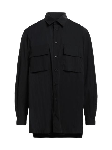 Black Men's Solid Color Shirt