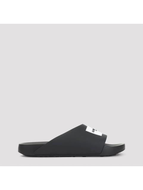 Givenchy GIVENCHY Men's Black Rubber Slide Sandals New & Authentic (M