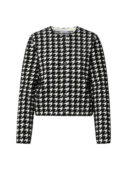 Burberry Burberry Houndstooth Pattern Cardigan