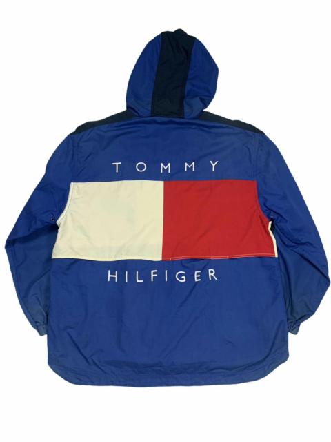 Other Designers Vintage 90s Tommy Hilfiger Big logos zipper jacket