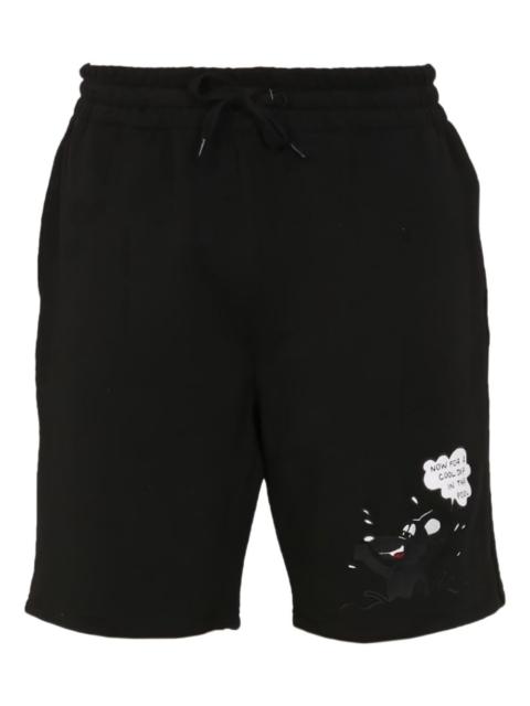 Moschino graphic-print track shorts
