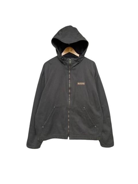 Other Designers Columbia Workers Green Zipup Hoodie Casual Jacket