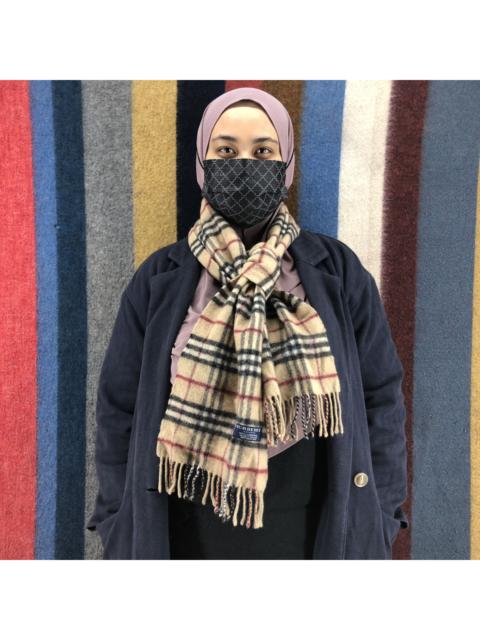 Burberry BURBERRY Lambswool Muffler Scarf Nova Check #0735/AF