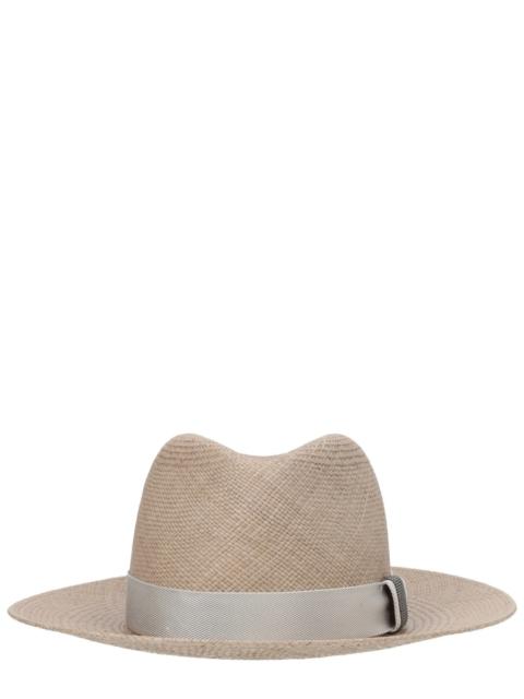 Brunello Cucinelli STRAW FEDORA