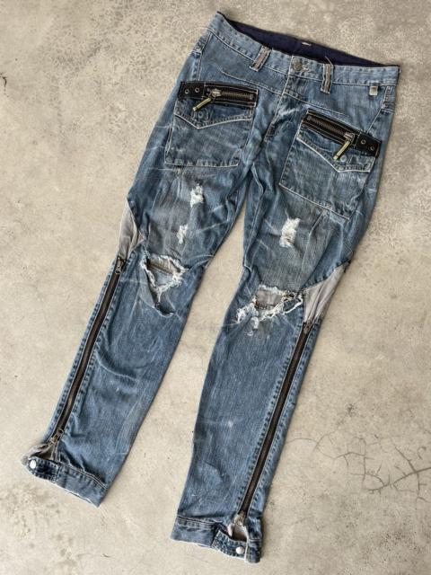 Hysteric Glamour Japanese PPFM Bondage Zipper Jeans
