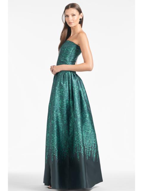 SACHIN & BABI Georgina Gown - Emerald Wisteria