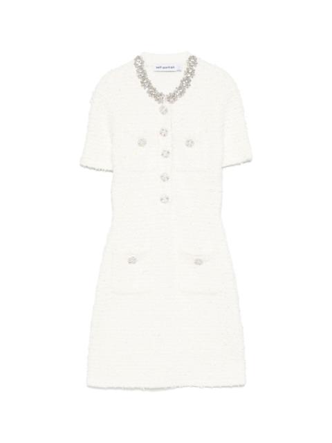 self-portrait Crystal embellished dress