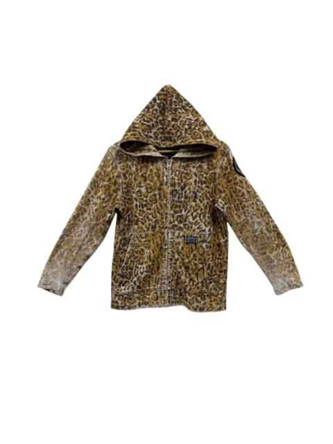 NEIGHBORHOOD Neighborhood Leopard Sweater Hoodie Full Zip