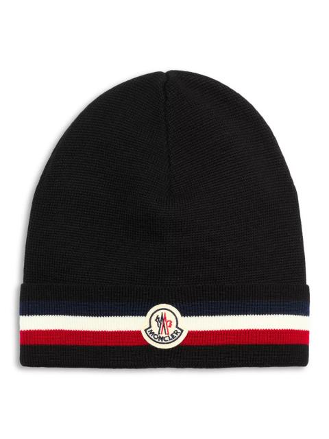 Moncler Striped Cuff Beanie