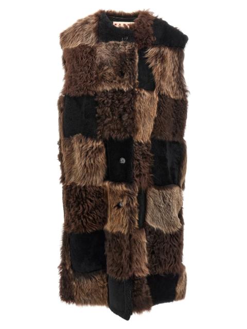 Marni Marni Women Long Shearling Vest