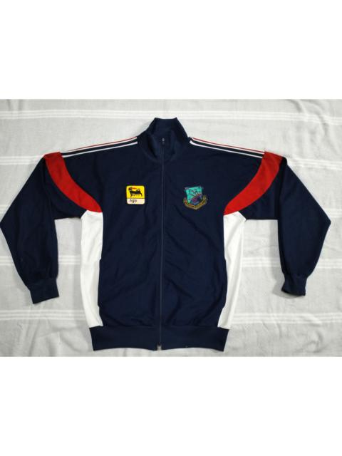 Other Designers Vintage Agip Track Polyester Sweater Zipper Jacket