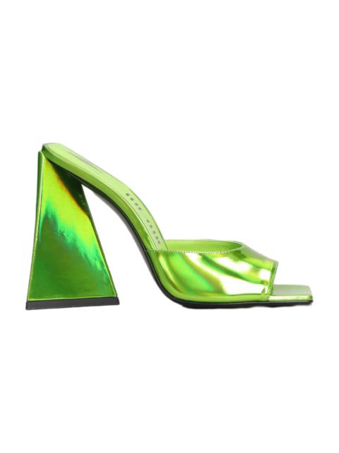 THE ATTICO Devon Slipper-mule In Green Leather