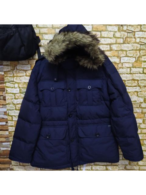 90s POLO RALPH LAUREN PUFFLE JACKET FUR (D561)