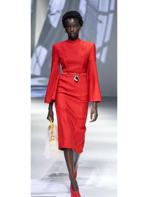 FENDI NWOT - Fendi FW21 Runway Double Breasted Dress