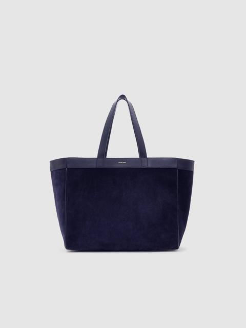 ANINE BING Medium Rio Tote - Navy Suede