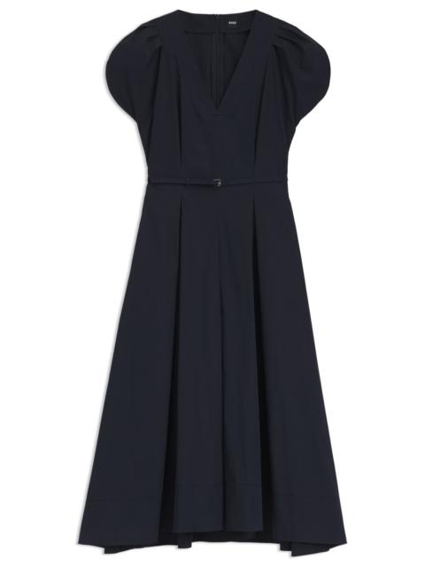 BOSS DRESS WITH BUCKLED BELT