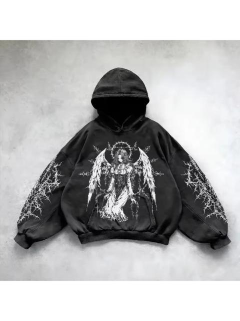 Other Designers Japanese Brand - Gothic Angel Graphic Hoodie