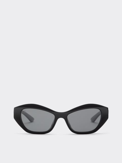 Ferrari Ferrari sunglasses in glossy blackacetate with black polarized lenses