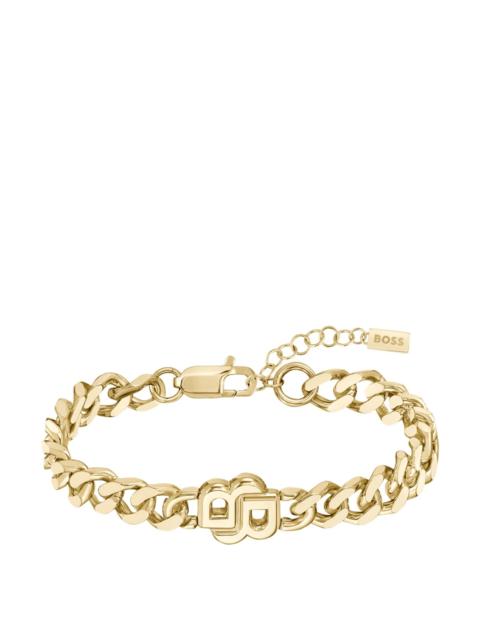 BOSS GOLD-TONE BRACELET WITH DOUBLE B MONOGRAM