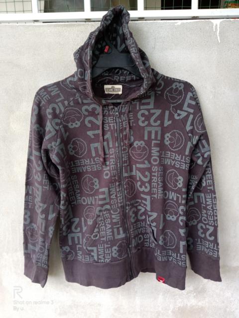 Other Designers Cartoon Network - Elmo Sesame Street Full Print Hoodies