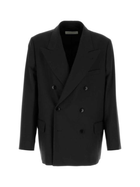Dries Van Noten Dries Van Noten Men Black Wool Bosier Oversize Blazer