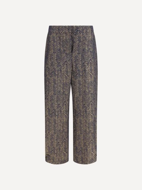 GIORGIO ARMANI Chevron jacquard viscose Pants
