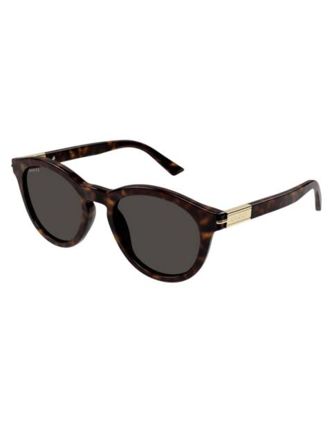 GUCCI Gucci Brown Round Men's Sunglasses GG1501S 002 52