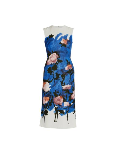 Erdem Sleeveless Pencil Midi Dress