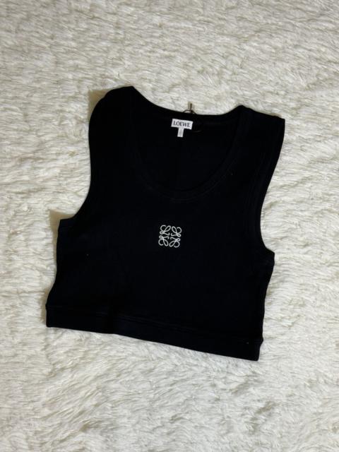 Loewe Loewe black crop top